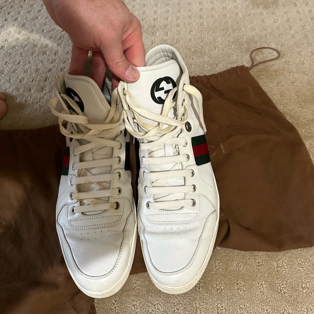 Authentic Gucci, basketball shoe